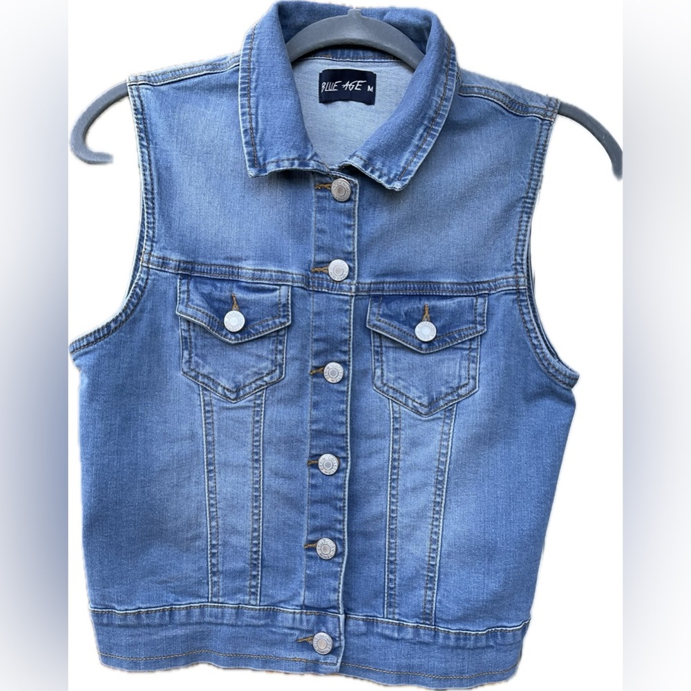 NWOT  Blue Age Soft Denim Vest